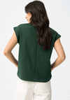 Tiffosi Womens Blissey Embroidered T-Shirt, Green