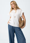 Tiffosi Sea Shell Detail T-Shirt, White