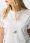 Tiffosi Sea Shell Detail T-Shirt, White