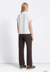 Tiffosi Relaxed Wide Leg Jeans, Brown