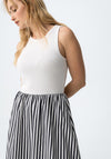 Tiffosi Womens Fuji Contrast Striped Maxi Dress, Navy