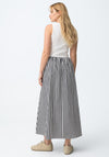 Tiffosi Womens Fuji Contrast Striped Maxi Dress, Navy