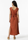 Tiffosi Menara Belted Midi Dress, Orange