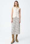 Tiffosi Finca Waistcoat Pleated Dress, Cream