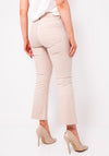 Tiffosi Megan Cropped Straight Leg Jeans, Beige