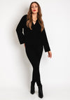 Tiffosi Tiamat Gold Chain Neckline Sweater, Black