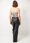 Tiffosi Paco Sequin Crop Top, Silver