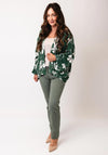 Tiffosi Rave Floral Print Jacket, Green