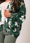 Tiffosi Rave Floral Print Jacket, Green