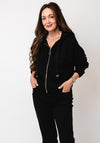 Tiffosi Hooded Zip Up Jacket, Black