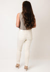 Tiffosi Giorgia Striped Waistcoat, Taupe