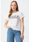 Tiffosi Graphic Print T-Shirt, White