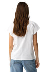 Tiffosi Abstract Foil Detail Short Sleeve T-Shirt, White