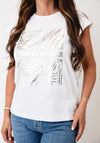 Tiffosi “Minimal Summer” Slogan T-Shirt, White