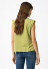 Tiffosi Sleeveless Bead Detail Top, Green