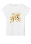 Tiffosi Foil Print Short Sleeve T-shirt, White