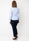 Tiffosi Button Up Cotton-blend Shirt, Blue