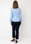 Tiffosi Pinstripe Cotton-blend Shirt, Blue