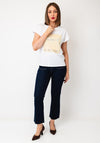Tiffosi Graphic Print Cotton T-Shirt, White Multi