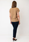 Tiffosi Graphic Print Cotton T-Shirt, Beige Multi