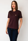 Tiffosi Slim Fit with Gold Hardware T-Shirt, Wine
