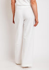 Tiffosi Margot Pleat Waist Wide Leg Trouser, White