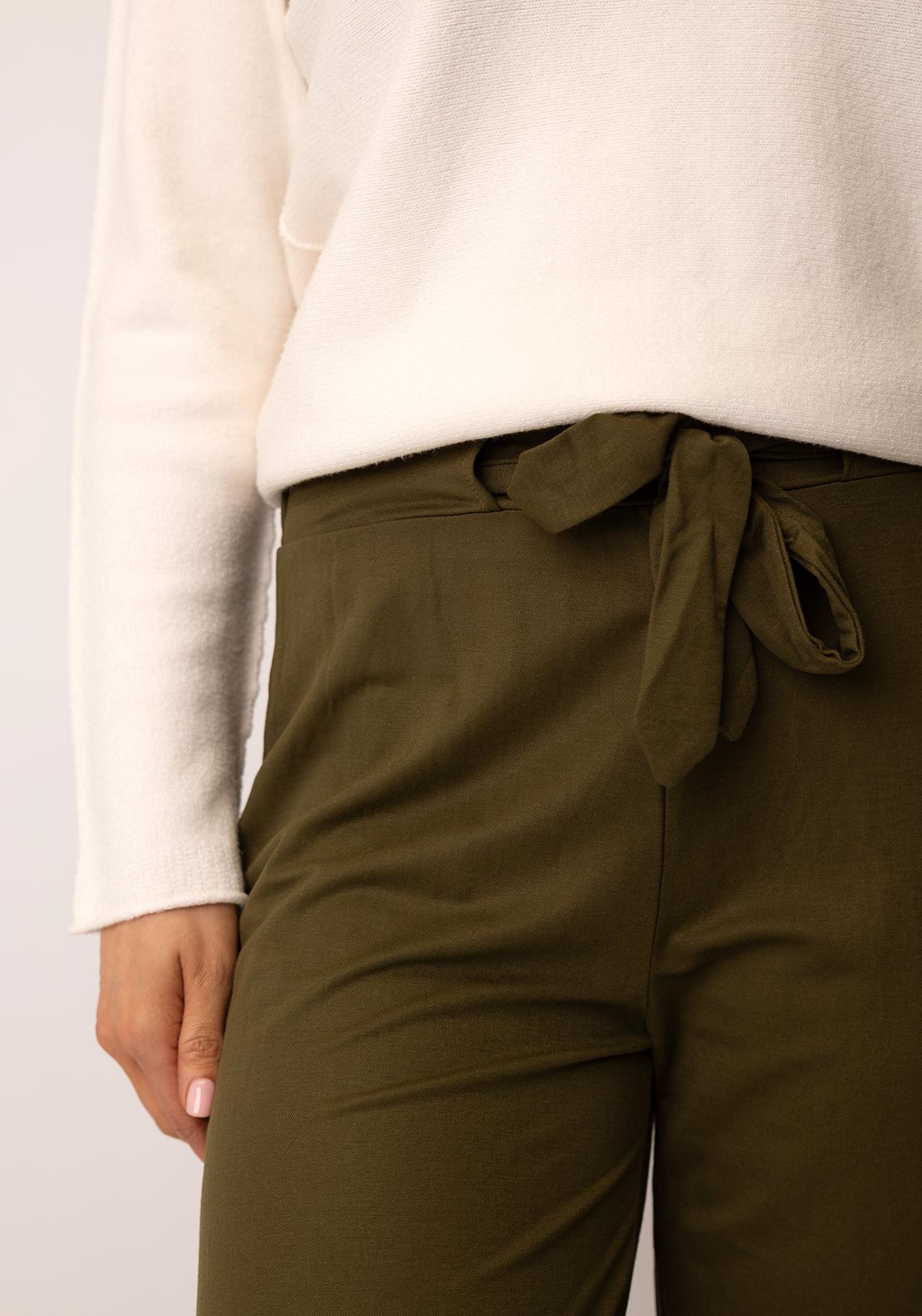 Tiffosi Santos Wide Leg Culottes, Green