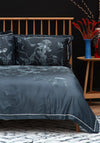 Timorous Beasties Tendril Spill Floral Duvet Cover Set, Navy