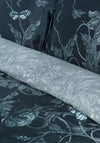 Timorous Beasties Tendril Spill Floral Duvet Cover Set, Navy
