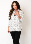 Tinta Star Print Blouse, White
