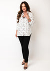 Tinta Star Print Blouse, White