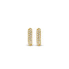 Ti Sento Zirconia Hoop Earrings, Gold