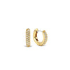 Ti Sento Zirconia Hoop Earrings, Gold