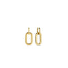 Ti Sento Link Drop Earrings, Gold