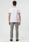 Tom Penn Front Geo Print Polo Shirt, Blue Multi