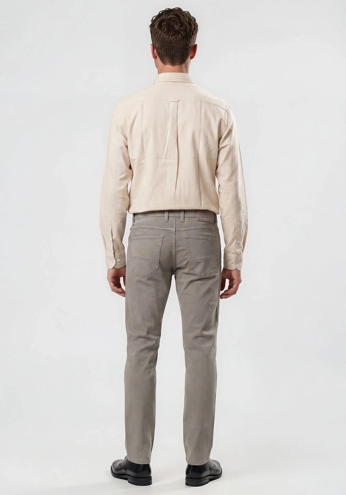 Tom Penn Long Sleeve Shirt, Light Beige
