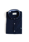 Tom Penn Plain Short Sleeve Shirt, Navy