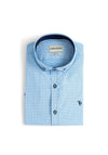 Tom Penn Diamond Print Shirt, Light Blue