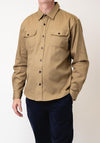 Tom Penn Pocket Overshirt, Dark Beige