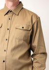Tom Penn Pocket Overshirt, Dark Beige