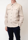 Tom Penn Pocket Overshirt, Beige
