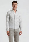 Tom Penn Stripe Long Sleeve Shirt, Green