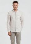 Tom Penn Stripe Long Sleeve Shirt, Beige