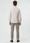 Tom Penn Stripe Long Sleeve Shirt, Beige