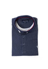 Tom Penn Pattern Polo Shirt, Navy