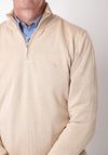 Tom Penn Quarter Zip Sweater, Ecru