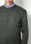 Tom Penn Waffle Knit Sweater, Olive