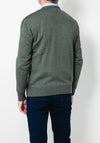 Tom Penn Waffle Knit Sweater, Olive