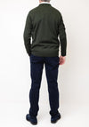 Tom Penn Crew Neck Sweater, Khaki Green
