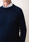 Tom Penn Crew Neck Sweater, Navy